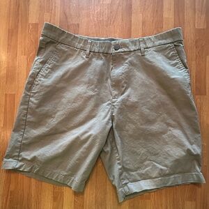 English Laundry Men's Light Gray Flat Front Shorts